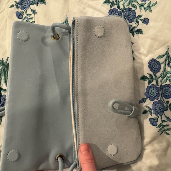 Dolce Vita ALICE SHOULDER BAG BLUE SUEDE - Picture 11 of 13